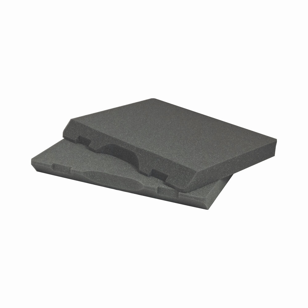 2 Piece Set of Foam Pads Inserts for Plastic Cary Case - PottertonPacs 2 Piece Set of Foam Pads Inserts for Plastic Cary Case