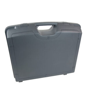 grey plastic case 570x445mm with tamper evident security cable feature