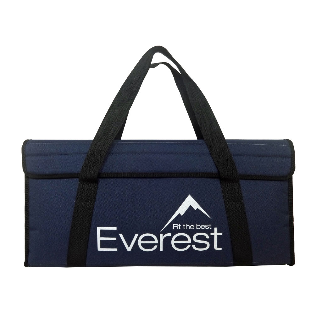 rectangular window sample bag in navy with everest logo - PottertonPacs rectangular window sample bag in navy with everest logo