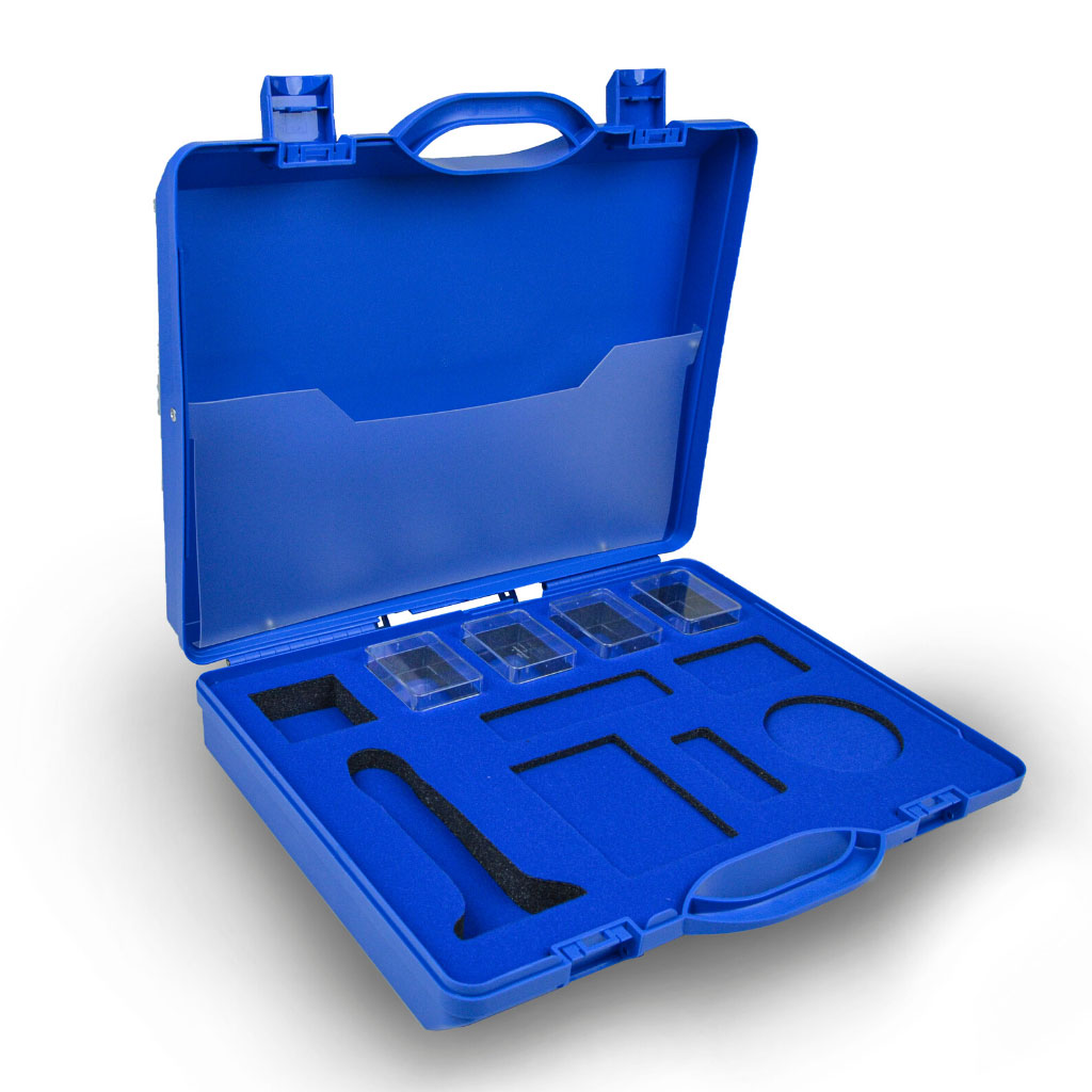 Blue Durable Light Weight Medical Equipment Case - PottertonPacs Blue Durable Light Weight Medical Equipment Case