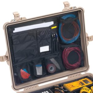 Lid Organiser to Fit Peli 1600, 1610 & 1620 Cases
