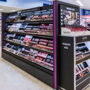 NYX Make Up POS Retail Display Stand