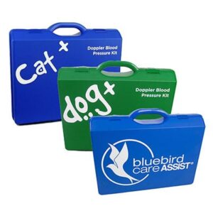 Durable plastic medical equipment carry case with custom branding, secure latches, and ergonomic handle for easy transport