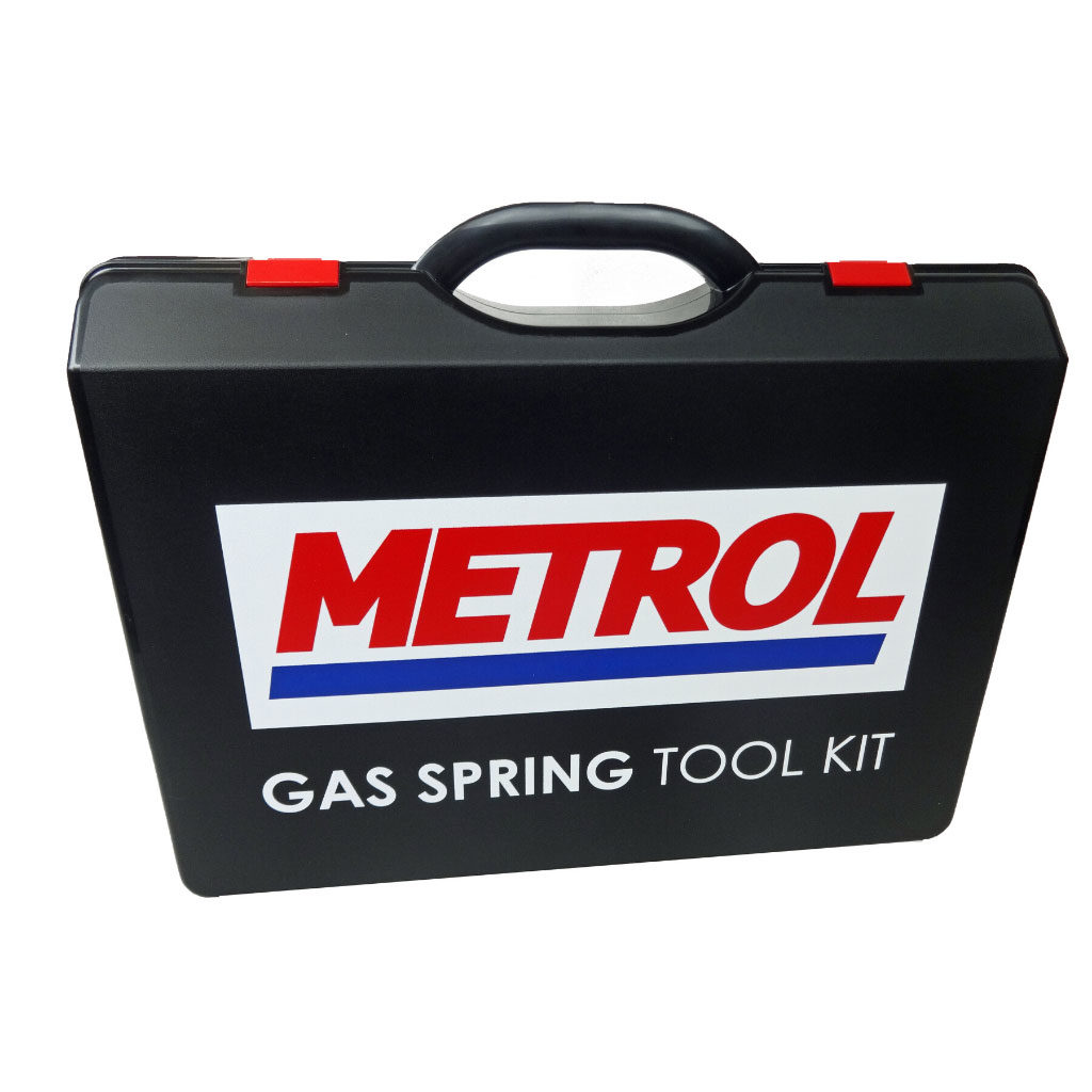 Black SPI Gas Spring Tool Kit with Metrol Logo at The Front