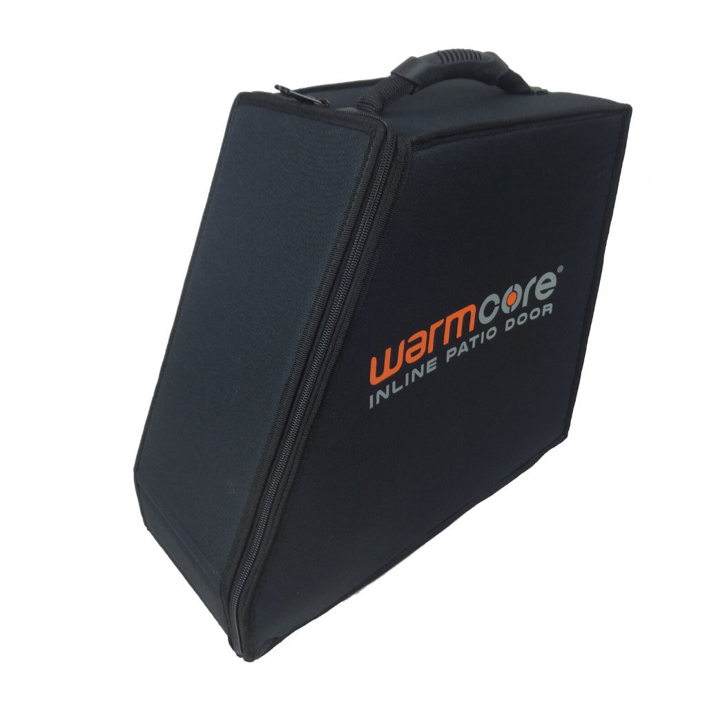 window corner section carry bag with logo