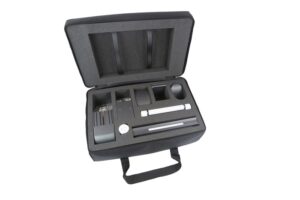 canopies uk case study foam insert in sales reps sample bag