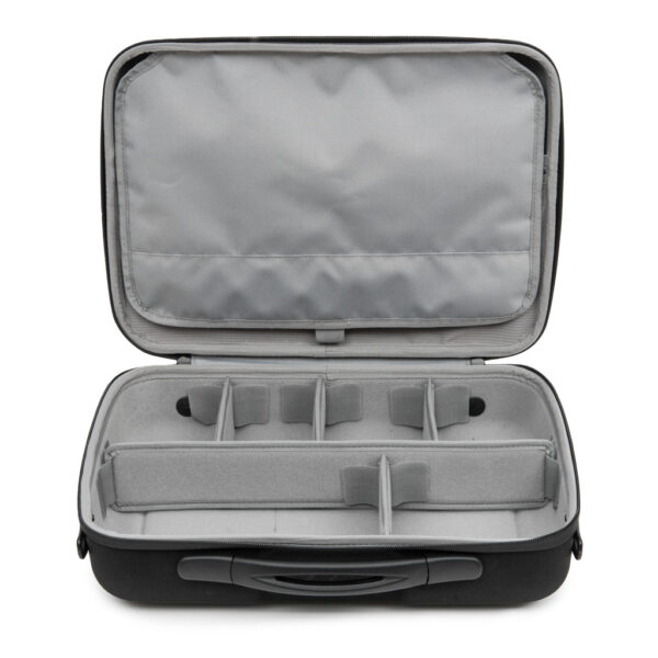 Lightweight shell 350 case with movable dividers