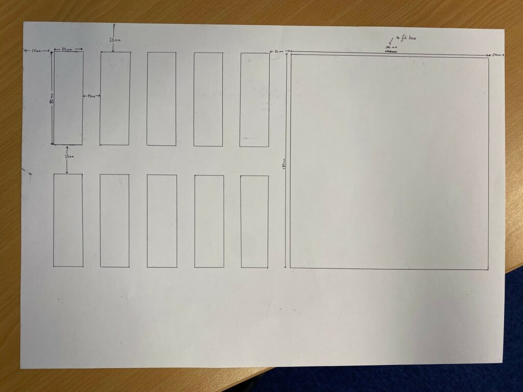 Customers proposed foam layout