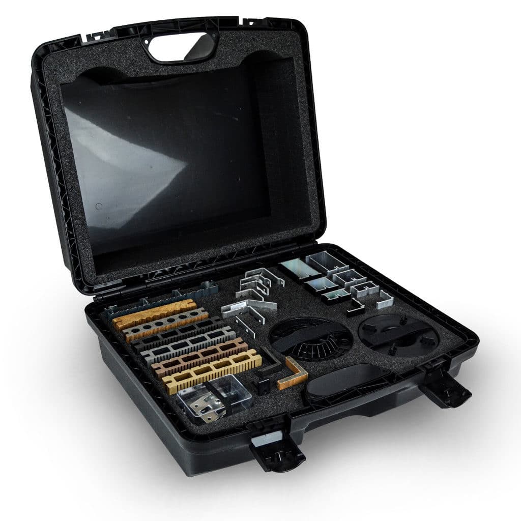 plastic sales demo sample case