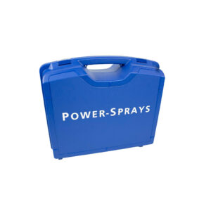 protective plastic storage case for spray equipment