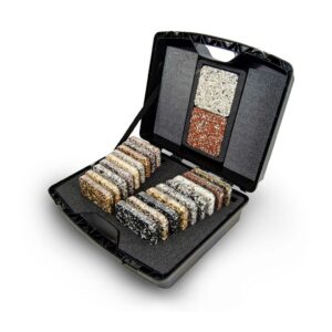 resin drive installer sample kit in a black carry case