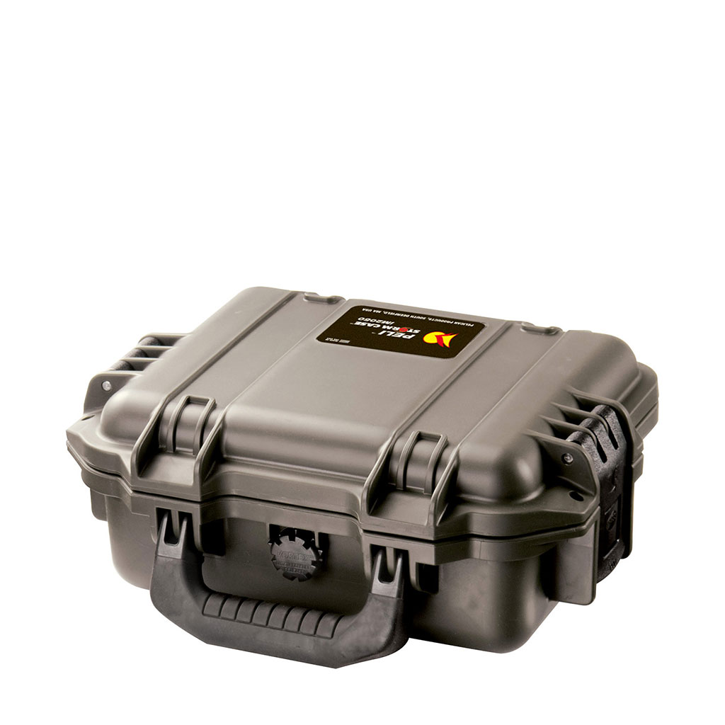 peli-im2050-waterproof-storm-hard-case - PottertonPacs Black peli storm im2050 protective waterproof case with folding handles and secure catches
