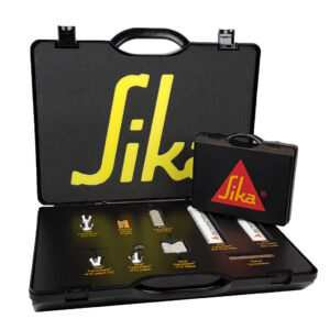 black plastic sample case plus foam insert for sales and marketing team