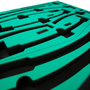 FOD prevention green and black tool control plastazote