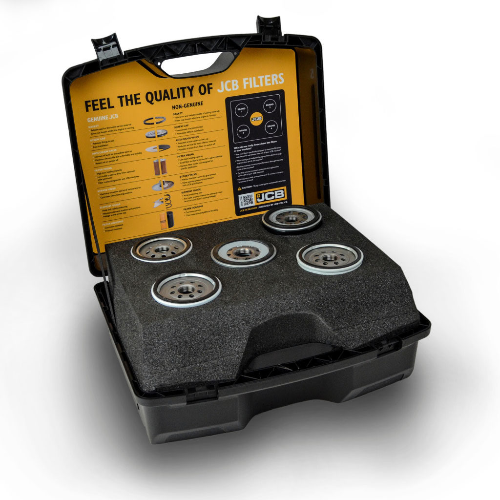 black customised plastic sample case including foam insert for distributor sales demo