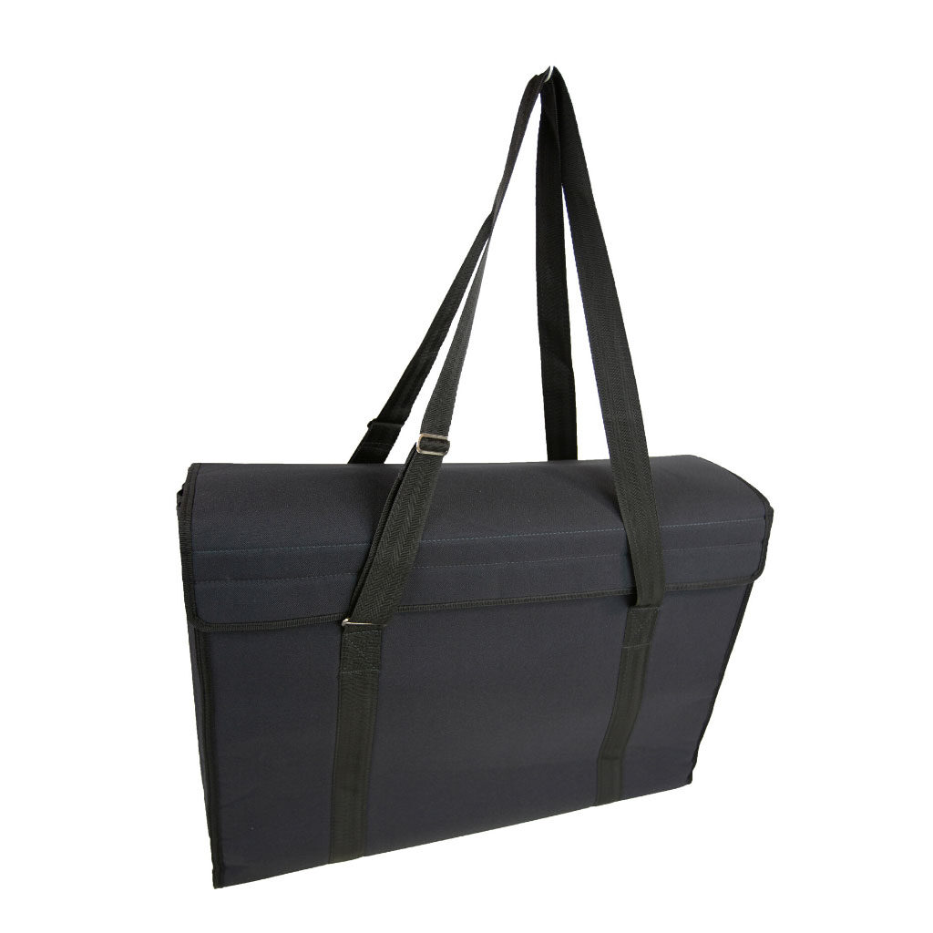 black padded door bag for fitted bedroom or kitchen cabinet door samples - PottertonPacs black padded door bag for fitted bedroom or kitchen cabinet door samples