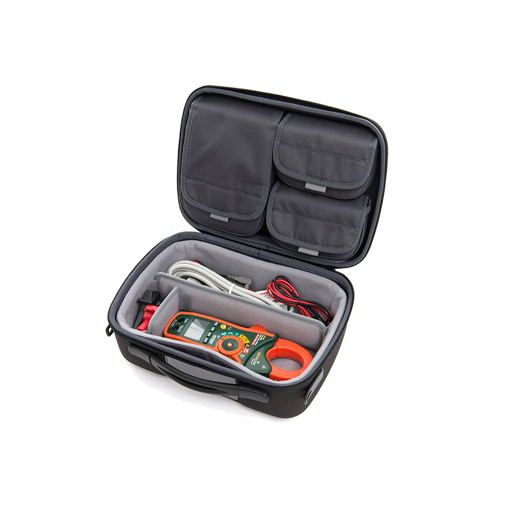Test and Measurement Device with Shell Case 330 with movable divider set