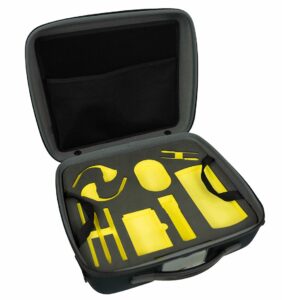 presentation-foam-in-Shell-case-in-yellow-and-black - PottertonPacs