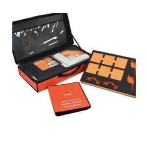 custom made sales sample kits for home improvement upvc windows and doors sales reps